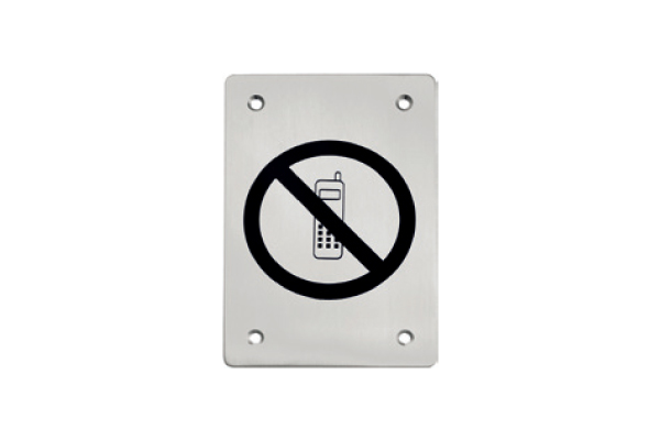 Placa sinal�tica 150x100 - INOX 304